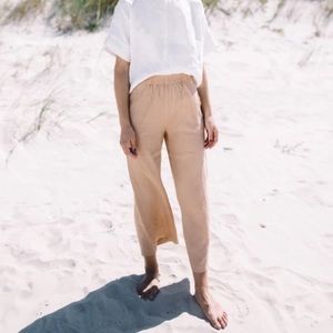 Linenfox - Terracotta Ocean Pants